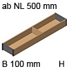 AMBIA-LINE Rahmen Holz für LBX ab NL 500 mm, B 100 mm