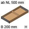 AMBIA-LINE Rahmen Holz für LBX ab NL 500 mm, B 200 mm