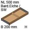 ZC7S500RH2 AMBIA-LINE Rahmen Holzdesign Bardolino Ambia Rahmen Bard.Eiche/SW - B 200 x H 50 mm
