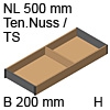 ZC7S500RH2 AMBIA-LINE Rahmen Holzdesign Tennessee Ambia Rahmen Ten.Nuss/TS - B 200 x H 50 mm