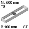 ZC7S500RS1 AMBIA-LINE Rahmen Stahldesign terraschwarz Ambia Stahlrahmen TS, B 100 x H 51 mm