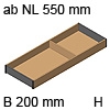 AMBIA-LINE Rahmen Holz für LBX ab NL 550 mm, B 200 mm