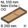 ZC7S550RH2 AMBIA-LINE Rahmen Holzdesign Nebraska Ambia Rahmen Nebr.Eiche/OG - B 200 x H 50 mm