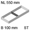 AMBIA-LINE Rahmen Stahl für LBX ab NL 550 mm, B 200 mm