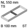 ZC7S550RS2 AMBIA-LINE Rahmen Stahldesign terraschwarz Ambia Stahlrahmen TS, B 200 x H 51 mm