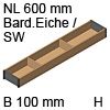 ZC7S600RH1 AMBIA-LINE Rahmen Holzdesign Bardolino Ambia Rahmen Bard.Eiche/SW - B 100 x H 50 mm