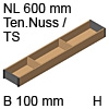 ZC7S600RH1 AMBIA-LINE Rahmen Holzdesign Tennessee Ambia Rahmen Ten.Nuss/TS - B 100 x H 50 mm