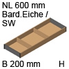 ZC7S600RH2 AMBIA-LINE Rahmen Holzdesign Bardolino Ambia Rahmen Bard.Eiche/SW - B 200 x H 50 mm