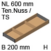 ZC7S600RH2 AMBIA-LINE Rahmen Holzdesign Tennessee Ambia Rahmen Ten.Nuss/TS - B 200 x H 50 mm