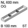 ZC7S600RS1 AMBIA-LINE Rahmen Stahldesign oriongrau Ambia Stahlrahmen OG, B 100 x H 51 mm