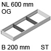 ZC7S600RS2 AMBIA-LINE Rahmen Stahldesign oriongrau Ambia Stahlrahmen OG, B 200 x H 51 mm