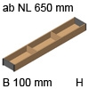 AMBIA-LINE Rahmen Holz für LBX ab NL 650 mm, B 100 mm