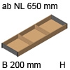 AMBIA-LINE Rahmen Holz für LBX ab NL 650 mm, B 200 mm