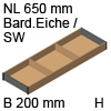 ZC7S650RH2 AMBIA-LINE Rahmen Holzdesign Bardolino Ambia Rahmen Bard.Eiche/SW - L 622 x B 200 x H 50 mm