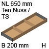 ZC7S650RH2 AMBIA-LINE Rahmen Holzdesign Tennessee Ambia Rahmen Ten.Nuss/TS - L 622 x B 200 x H 50 mm