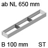 AMBIA-LINE Rahmen Stahl für LBX ab NL 650 mm, B 100 mm