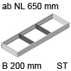 AMBIA-LINE Rahmen Stahl für LBX ab NL 650 mm, B 200 mm