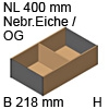 ZC7F400RHP AMBIA-LINE Rahmen Holzdesign Nebraska Ambia Rahmen Nebr.Eiche/OG - B 218 x H 111,5 mm