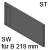 ZC7Q0P0FS AMBIA-LINE Querteiler Stahldesign seidenweiß Ambia Quert. LBX, SW - L 211 x H 110 mm