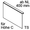 ZC7A0P0C AMBIA-LINE Adapterprofil, terraschwarz Ambia RW-Adapter B 218 x H 177 mm, TS