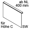 ZC7A0P0C AMBIA-LINE Adapterprofil, seidenweiß Ambia RW-Adapter B 218 x H 177 mm, SW