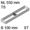 ZC7S550RS1 AMBIA-LINE Rahmen Stahldesign terraschwarz Ambia Stahlrahmen TS, B 100 x H 51 mm