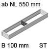 AMBIA-LINE Rahmen Stahl für LBX ab NL 550 mm, B 100 mm