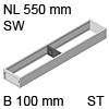ZC7S550RS1 AMBIA-LINE Rahmen Stahldesign seidenweiß Ambia Stahlrahmen SW, B 100 x H 51 mm