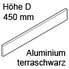 Z37A417D antaro Alu-Einschubelement, terraschwarz Einschub. seitl. TBX antaro - Metall TS, 450 mm