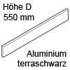 Z37A517D antaro Alu-Einschubelement, terraschwarz Einschub. seitl. TBX antaro - Metall TS, 550 mm