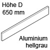 Z37A617D antaro Alu-Einschubelement, hellgrau Einschub. seitl. TBX antaro - Metall R906, 650 mm