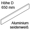 Z37A617D antaro Alu-Einschubelement, seidenweiß Einschub. seitl. TBX antaro - Metall SW, 650 mm