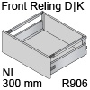 antaro Frontauszug Reling D/K-Zarge NL 300 mm, hellgrau TBX antaro Set Rel. D/K - 300/115/228 mm, R906