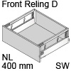 antaro Frontauszug Reling D NL 400 mm Glas sat., seidenweiß TBX antaro Set Rel. D Optiw. Sat. - 400/228 mm, SW
