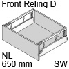 antaro Frontauszug Reling D NL 650 mm Glas sat., seidenweiß TBX antaro Set Rel. D Optiw. Sat. - 650/228 mm, SW