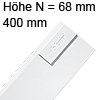 Tandembox antaro Zarge N (68 mm) NL 400 mm, weiß 378N4002SA TBX antaro N-Zargen SW