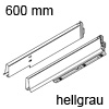 378M6004SG Tandembox antaro Spülenzarge, R906 Innenzargen f. Spülenauszug NL 600 mm, hellgrau