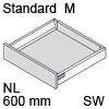 TBX antaro Standard M Bausatz NL 600 mm, seidenweiß antaro Set M - 600 / 83 mm, SW