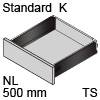 TBX antaro Standard K Bausatz NL 500 mm, terraschwarz antaro Set K - 500 / 115 mm, TS