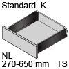 Tandembox antaro Standardkorpus K, terraschwarz