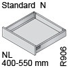 Tandembox antaro Standardkorpus N, hellgrau