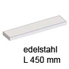 ANTHEA Lichtboard Alu / Glas L 450 mm edelstahl Wandregal Anthea 450 mm edelst. 8W