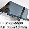 Klappenbeschlag AVENTOS HF HF - LF 2600-5500/KH 560-710 mm
