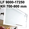 Klappenbeschlag AVENTOS HF schmal HF LF 9000-17250/KH 700-900 mm