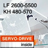 Klappenhalter AVENTOS HF Servo-Drive - LF 2600-5500 / KH 480-570 mm Aventos HF SD - LF 2600-5500 / 480-570 mm