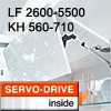 Klappenhalter AVENTOS HF Servo-Drive - LF 2600-5500 / KH 560-710 mm Aventos HF SD - LF 2600-5500 / 560-710 mm