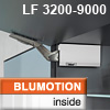 AVENTOS HK Hochklappe + Blumotion, weiß - LF 3200-9000 HK Set - LF 3200-9000 alt 20K2900.05 -> neu 22K2900