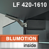 AVENTOS HK Hochklappe + Blumotion, tiefgrau - LF 420-1610 HK Set, LF 420-1610 alt 20K2300.05 -> neu 22K2300