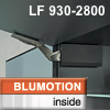 AVENTOS HK Hochklappe + Blumotion, tiefgrau - LF 930-2800 HK Set, LF 930-2800 alt 20K2500.05 -> neu 22K2500