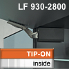AVENTOS HK Klappenbeschlag tiefgrau f. Tip-On - LF 930-2800 HK-Set, LF 930-2800 alt 20K2500T -> neu 22K2500T
